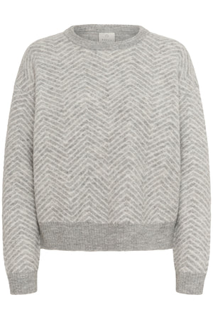 KAbitzy Pullover Grey M./Chalk zig zag - 108547 - 10510840