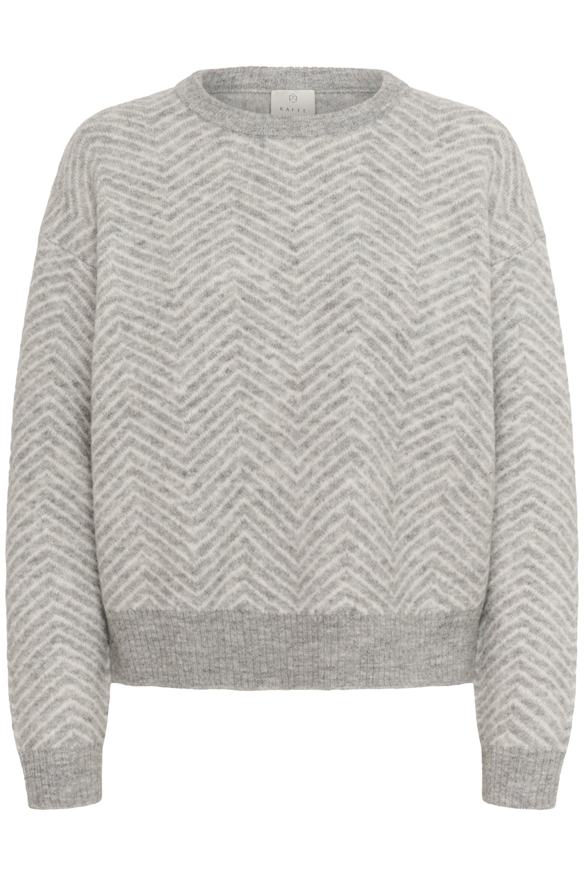 KAbitzy Pullover Grey M./Chalk zig zag - 108547 - 10510840