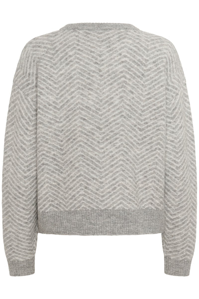 KAbitzy Pullover Grey M./Chalk zig zag - 108547 - 10510840 Thumbnail