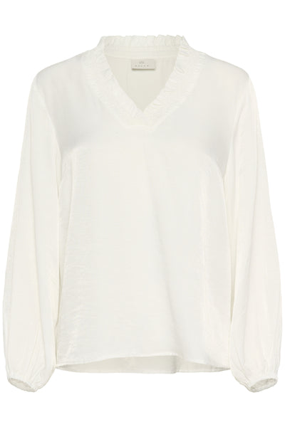 KAmille Blouse Chalk - 110602 - 10510845 Thumbnail
