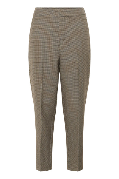 KAelyah Cropped Pants Beige / Black Petit Houndstoot - 10510848 Thumbnail