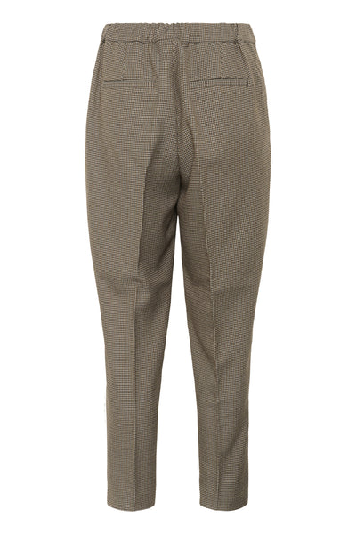 KAelyah Cropped Pants Beige / Black Petit Houndstoot - 10510848 Thumbnail