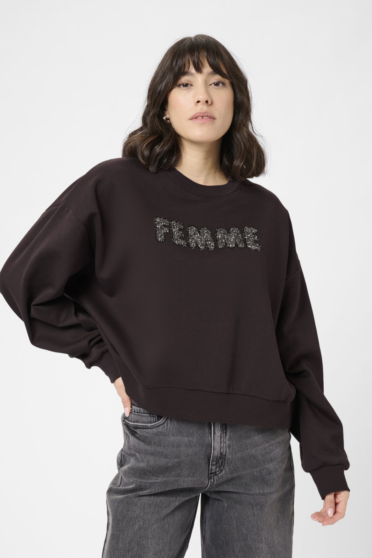 KAlise Sweatshirt Black Coffee - 191111 - 10510868