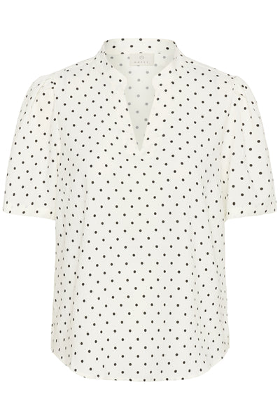 KArita Blouse Chalk/Black Dot - 10510877 Thumbnail