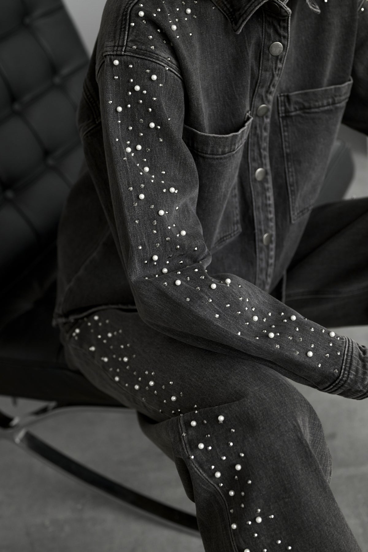 KApetra Denim Shirt Grey vintage wash - 108531 - c