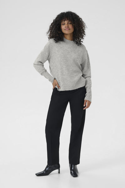 KAstary Pullover Light Grey Melange - 100126 - 10510893 Thumbnail