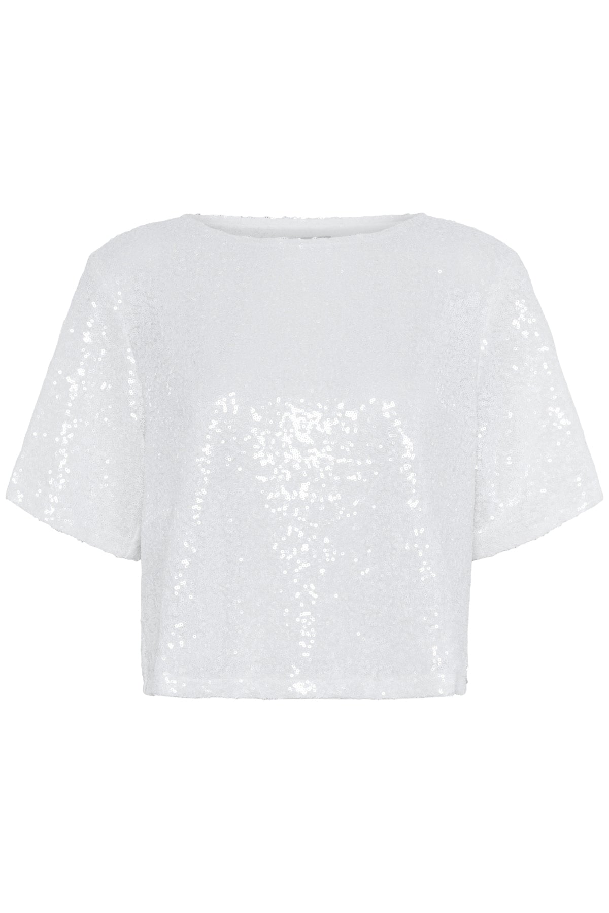 KAmiranda Sequin Blouse Chalk - 110602 - 10510898