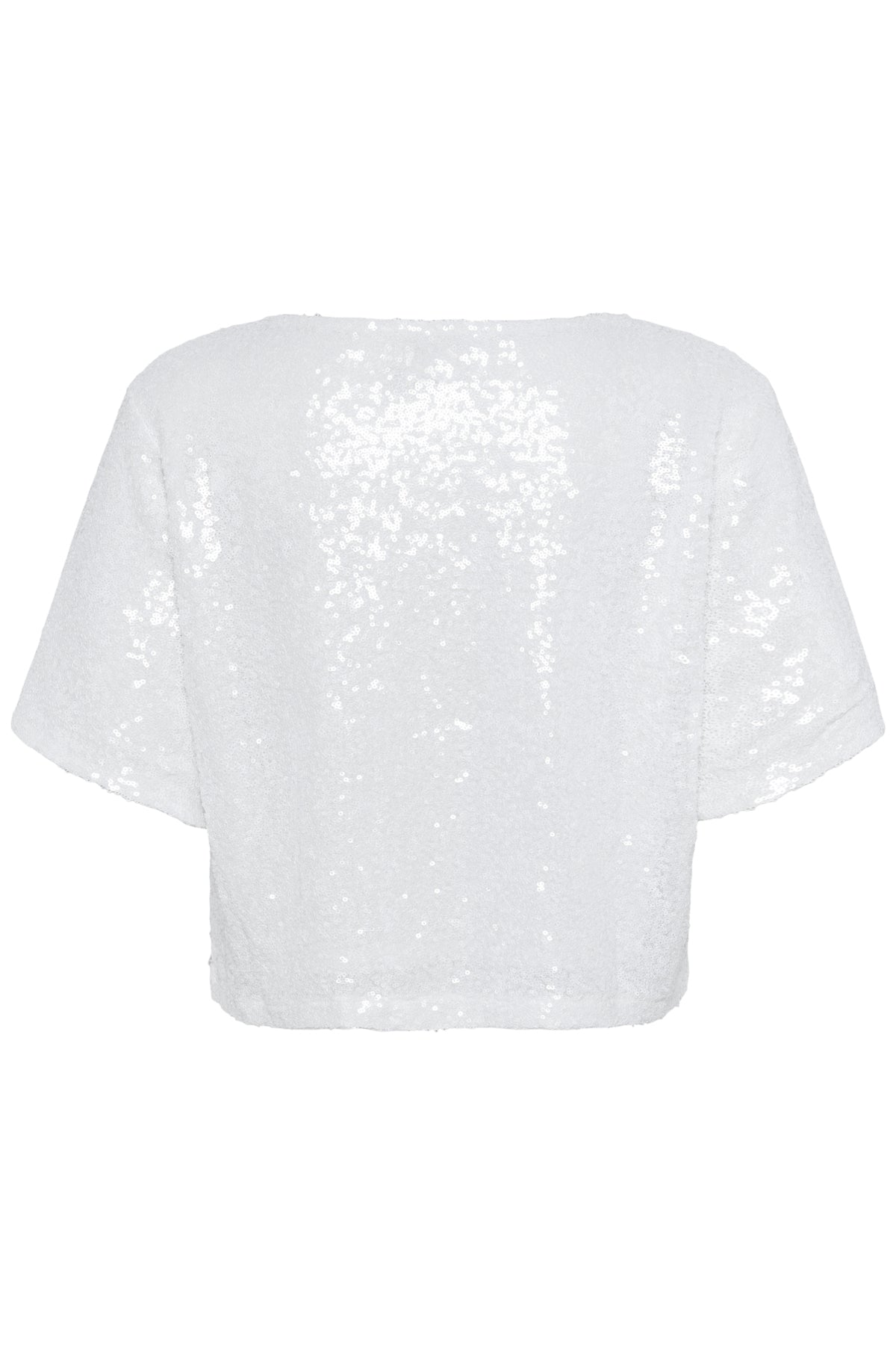 KAmiranda Sequin Blouse Chalk - 110602 - 10510898