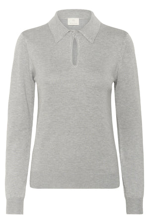KAjada Polo Pullover NO Grey Melange - 100123 - 10510900