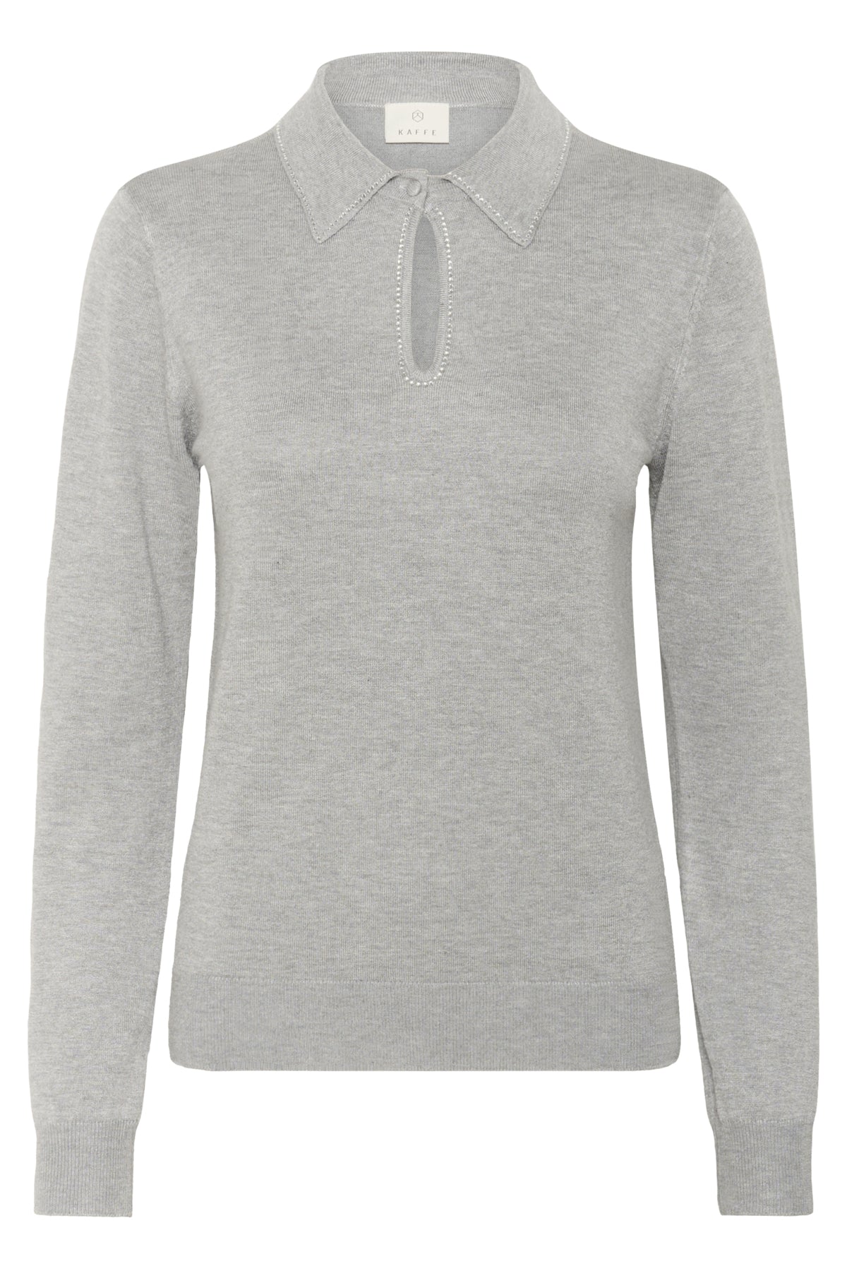 KAjada Polo Pullover NO Grey Melange - 100123 - 10510900