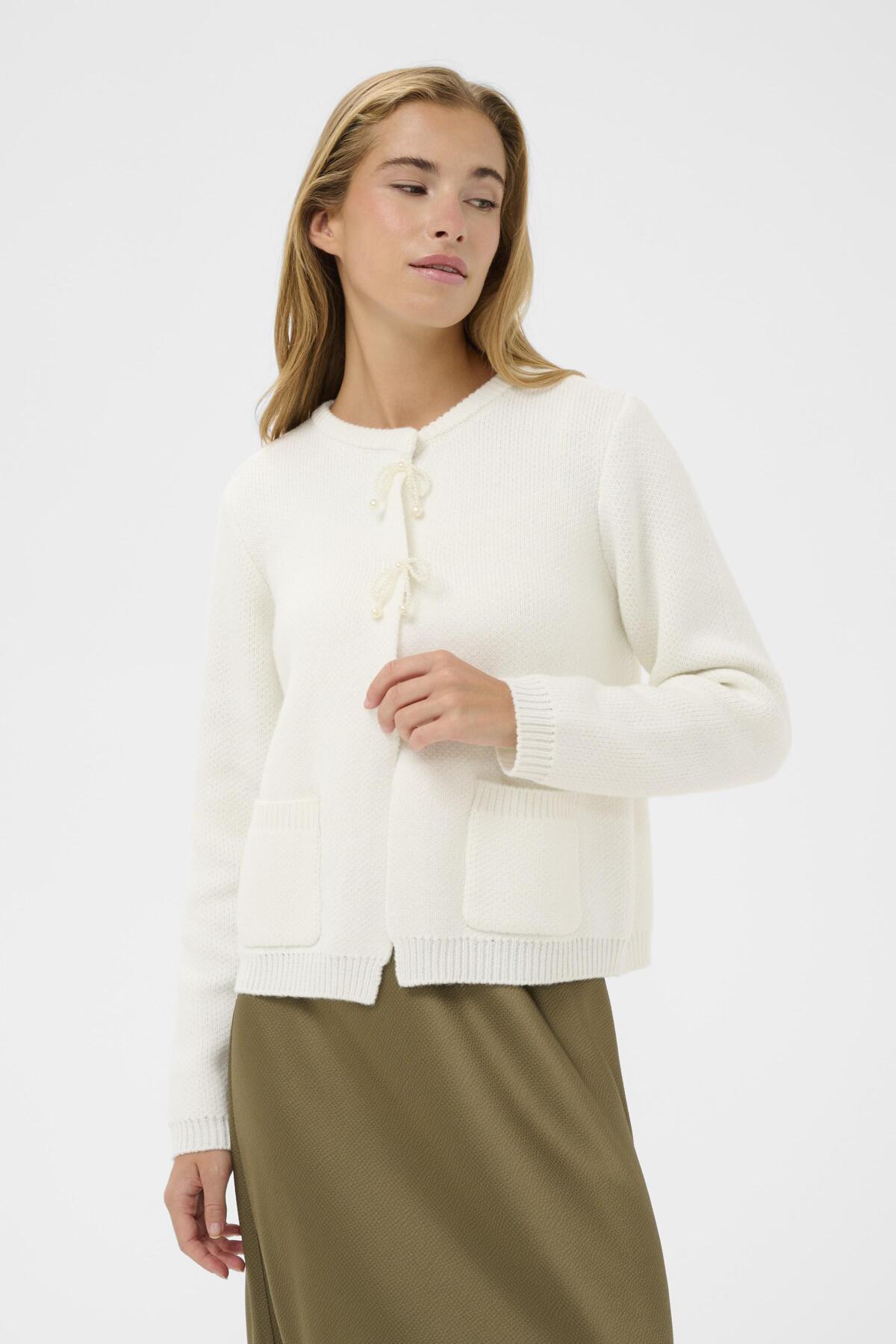 KAbowie Cardigan Chalk - 110602 - 10510901