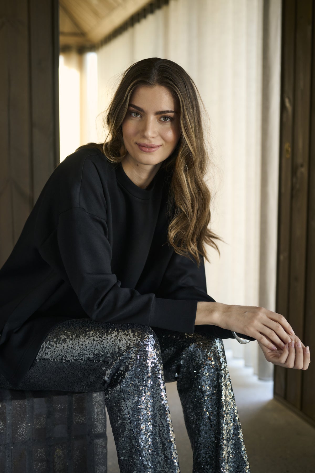 KAannika Sweatshirt Black Deep - 100121 - 10510902