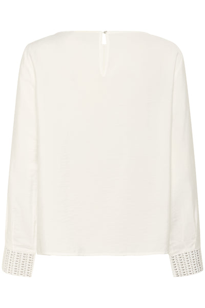 KAceline Blouse Chalk - 110602 - 10510927 Thumbnail