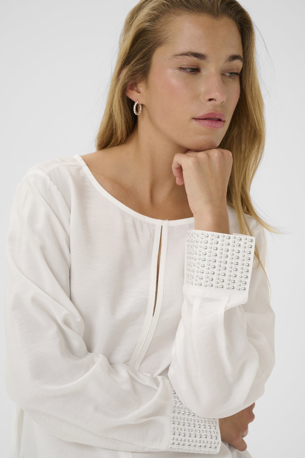 KAceline Blouse Chalk - 110602 - 10510927