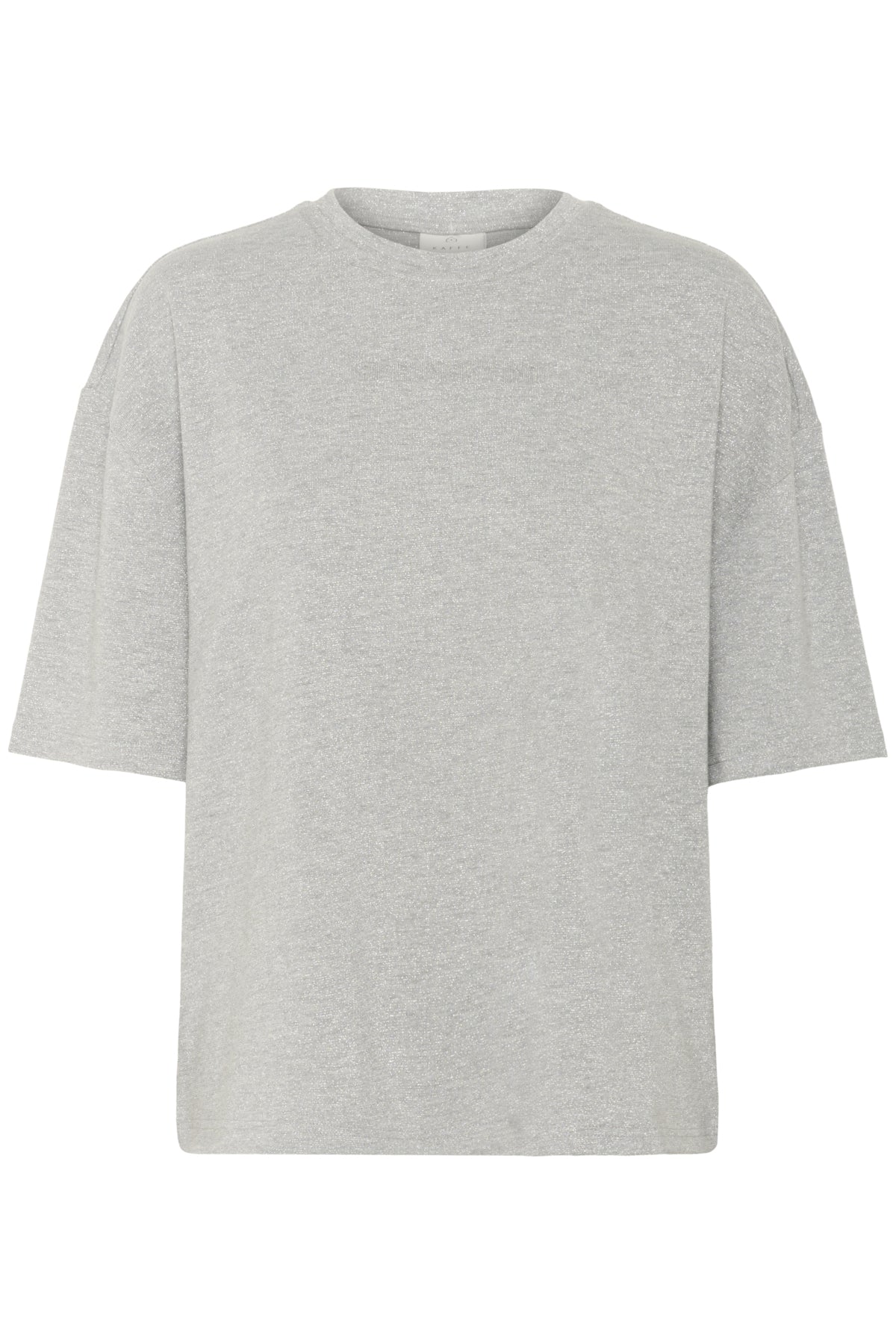 KAbianca T-Shirt Light Grey Melange Glitter - 1 - 10510937