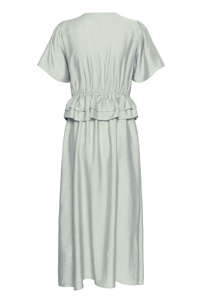 KAjasmin Frill Dress Frosty Green CC. - 10510971 Thumbnail