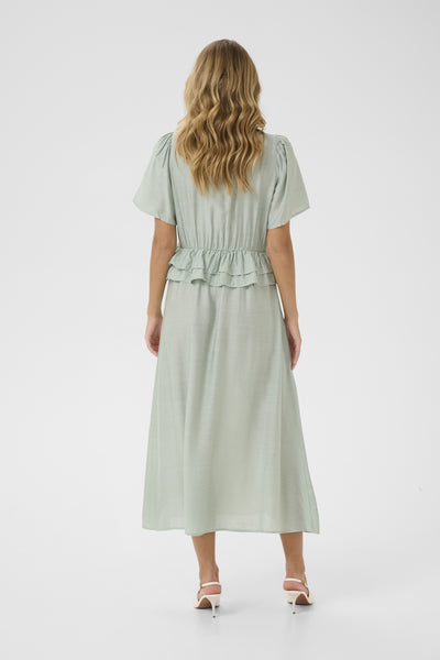 KAjasmin Frill Dress Frosty Green CC. - 10510971 Thumbnail