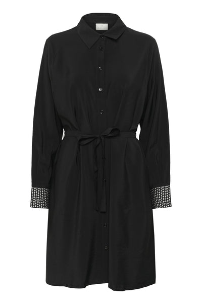 KAceline Shirt Dress Black Deep - 100121 - 10510989 Thumbnail