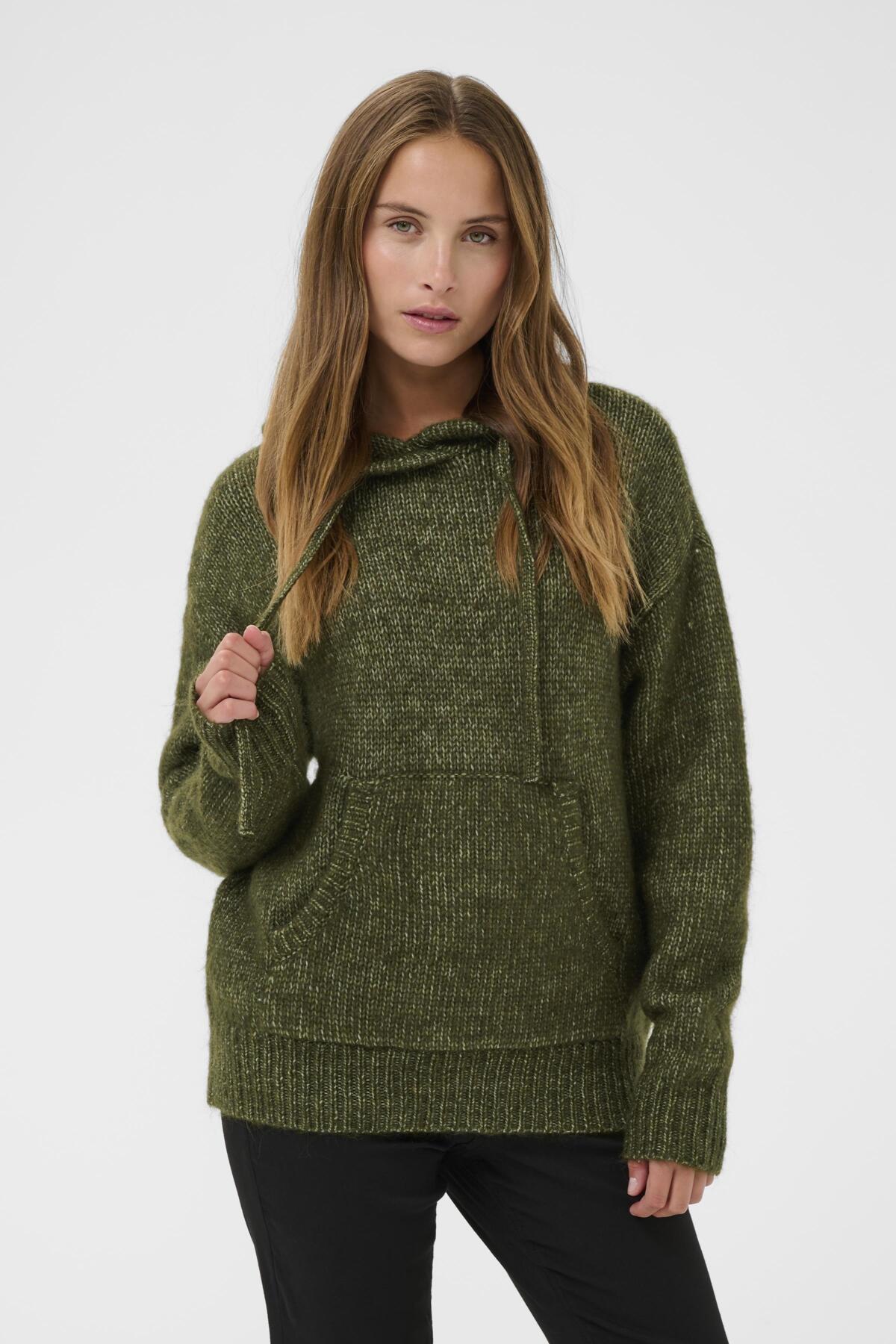 KAuma Knit Pullover Ivy Green Melange - 1905121 - 10510990