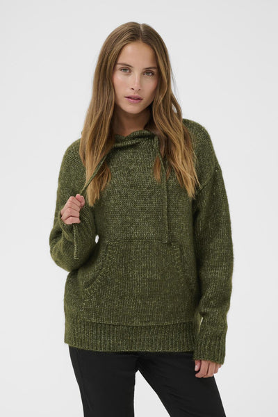 KAuma Knit Pullover Ivy Green Melange - 1905121 - 10510990 Thumbnail