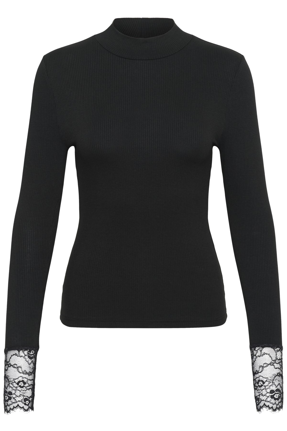 KAomi Turtleneck T-Shirt Black Deep - 100121 - 10511001