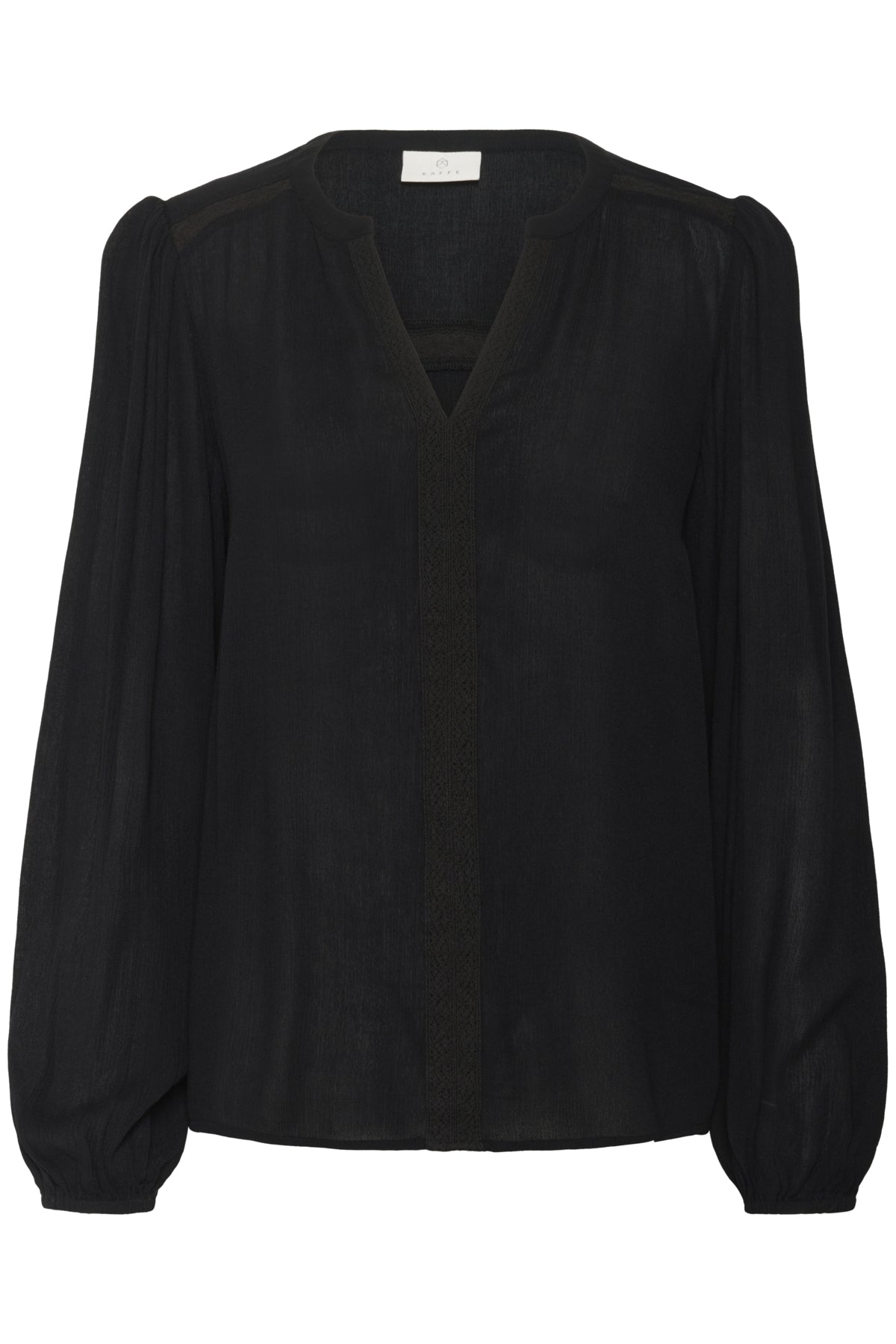 KAstine Amber Lace Blouse Black Deep - 100121 - 10511003