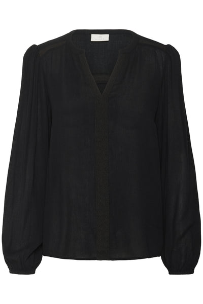 KAstine Amber Lace Blouse Black Deep - 100121 - 10511003 Thumbnail