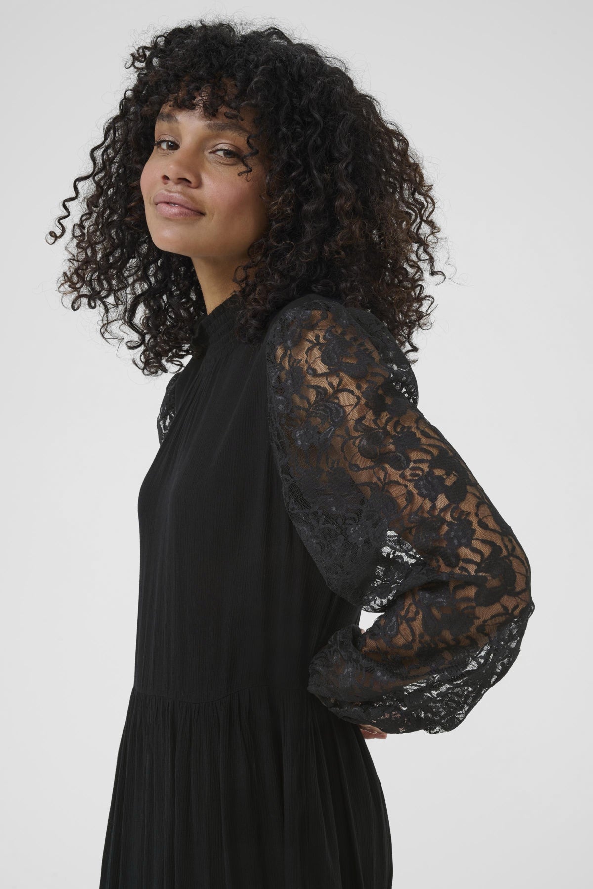 KAstine Amber Lace Dress Black Deep - 100121 - 10511004