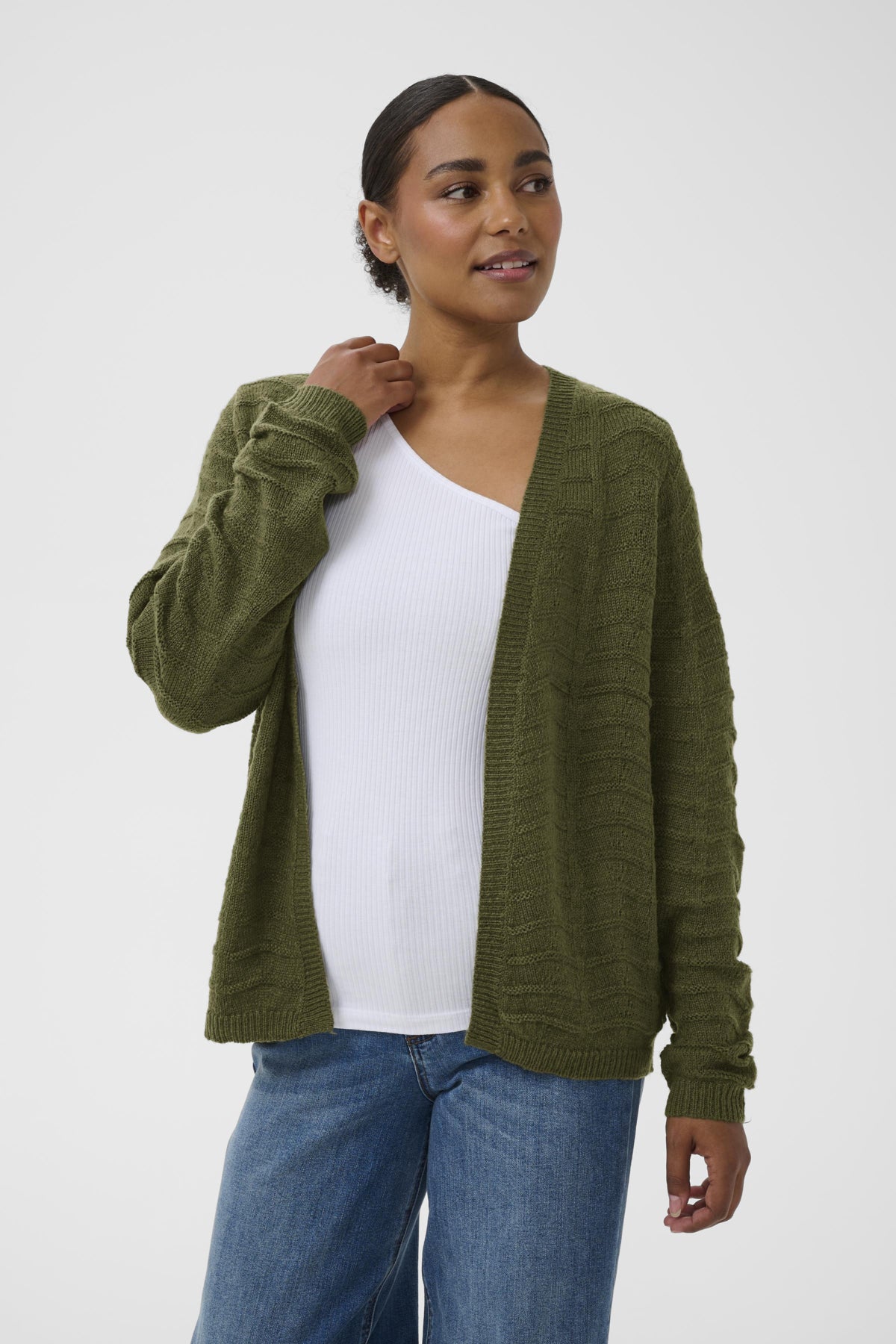 KAemria Short Cardigan Ivy Green - 190512 - 10511020