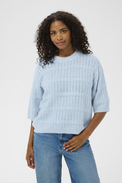 KAmonia Pullover Powder Blue Melange - 1442141 - 10511053 Thumbnail
