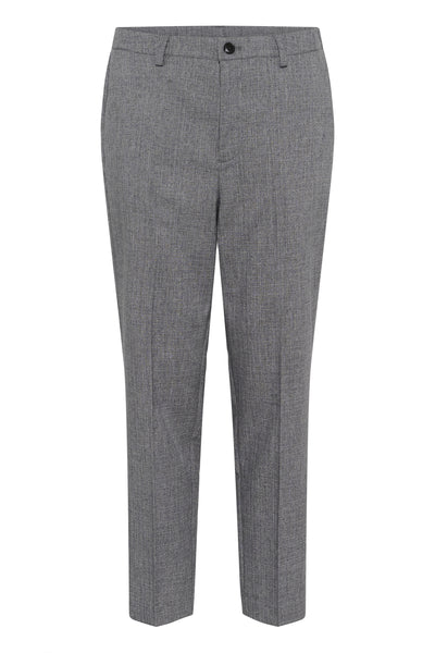 KAramona Cropped Pants Grey Melange - 100123 - 10511075 Thumbnail