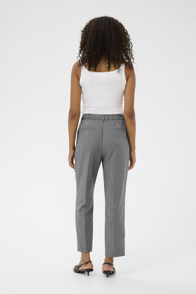 KAramona Cropped Pants Grey Melange - 100123 - 10511075 Thumbnail
