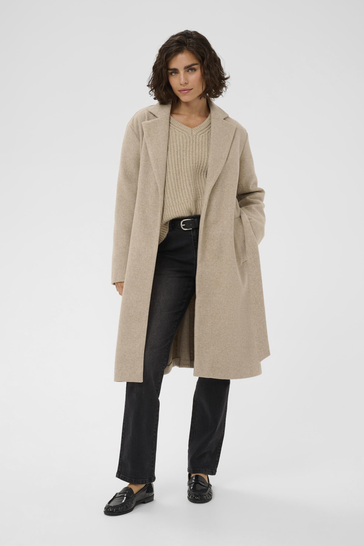 KAsaturn Jacket Beige Smoke Melange - 108820 - 10511086