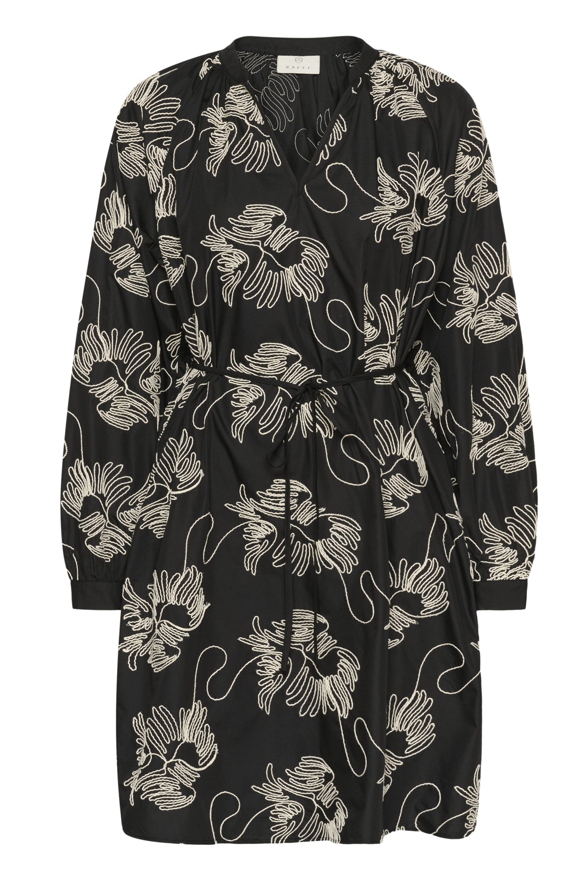 KAvinie Dress Black Chalk Embroidery - 10883 - 10511097