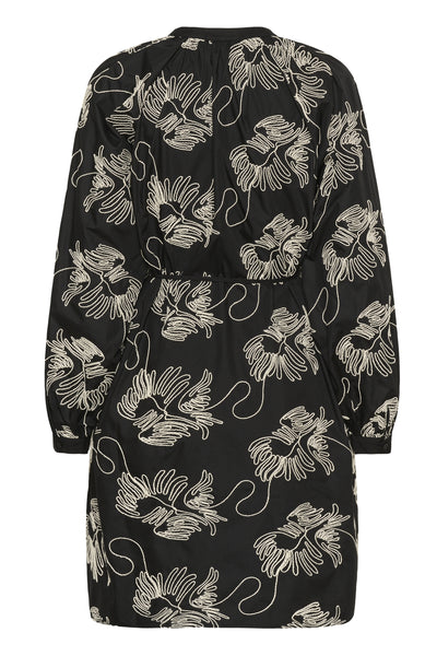 KAvinie Dress Black Chalk Embroidery - 10883 - 10511097 Thumbnail