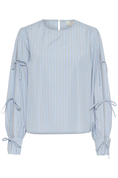 KAlevia Blouse Powder Blue Stripe - 108835 - 10511103 Thumbnail