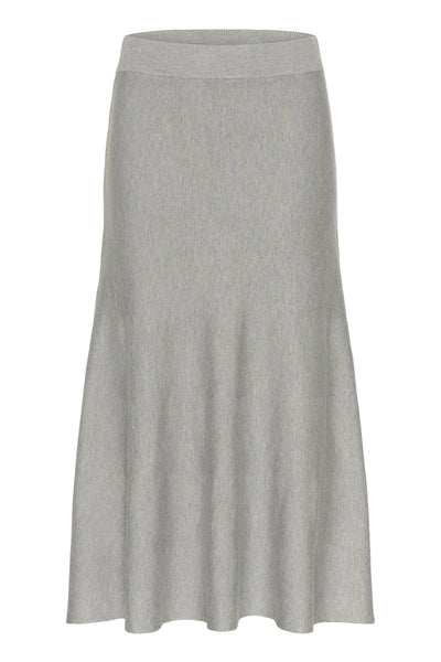 KAmalina Knit Skirt NO Grey Melange - 100123 - 10511111 Thumbnail