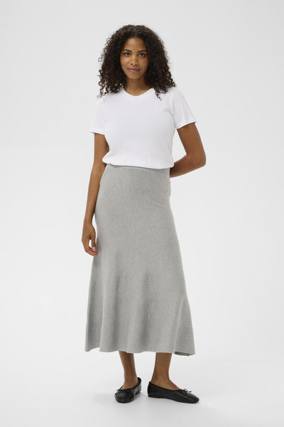 KAmalina Knit Skirt NO Grey Melange - 100123 - 10511111 Thumbnail