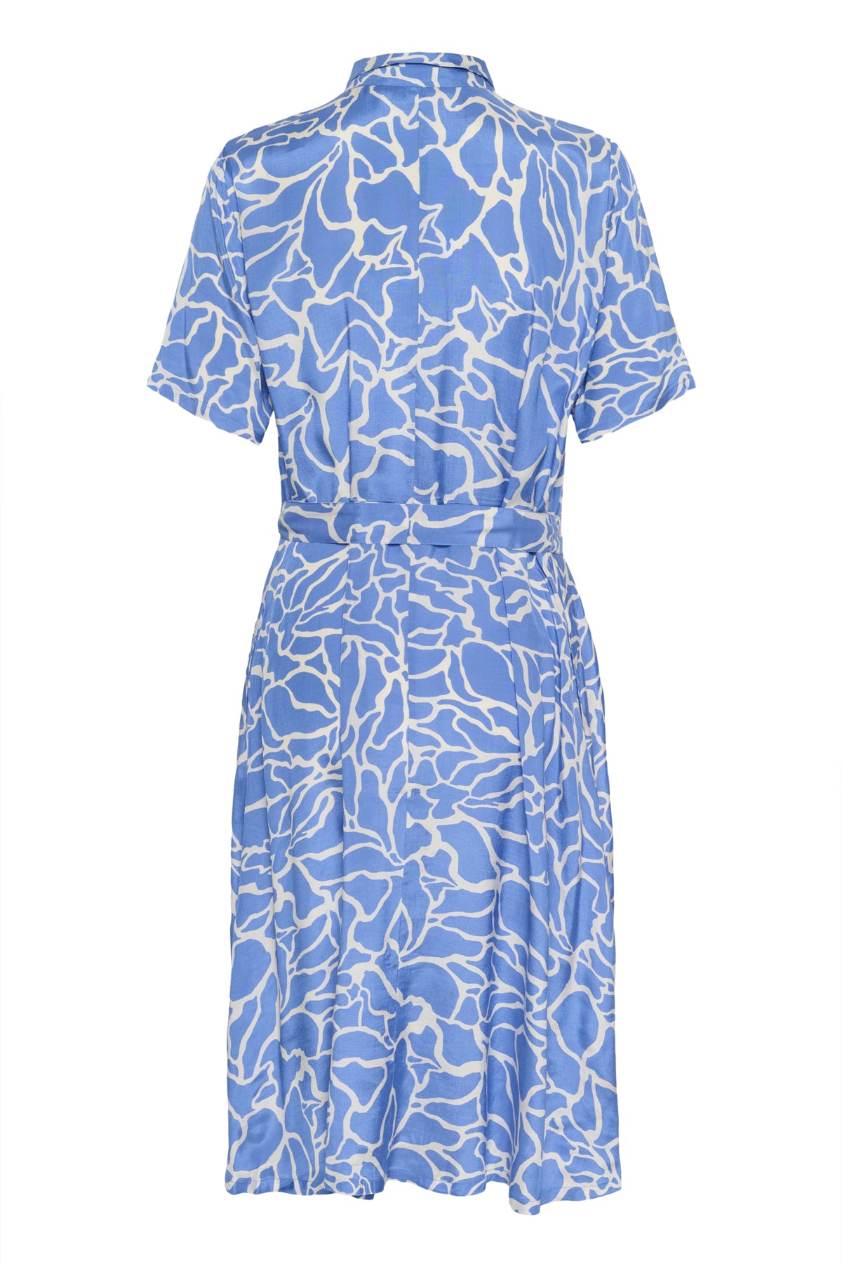 KAemine Printed Dress SS Ultramarine W. Chalk Print - 10511120