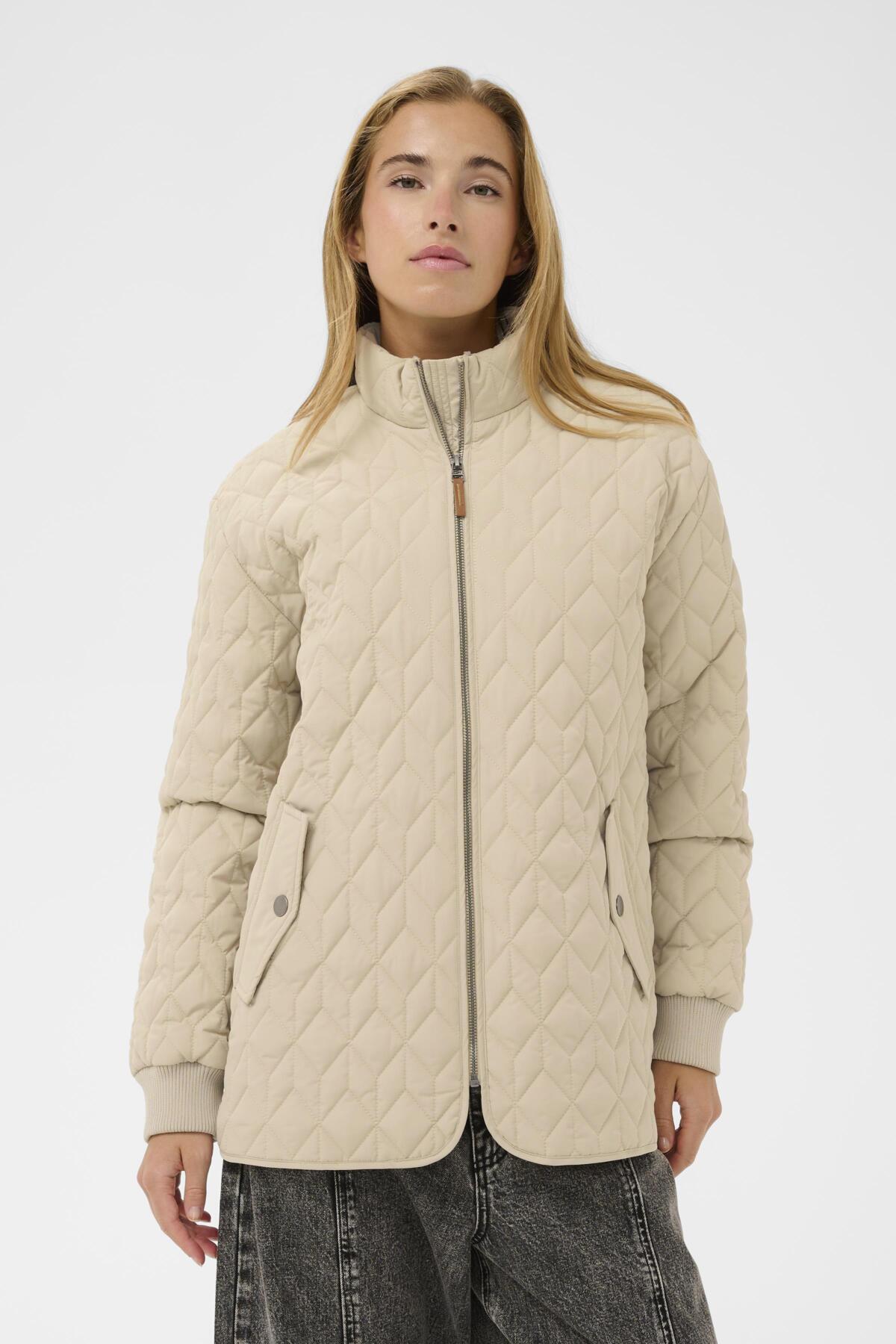 KAleila Quilt Jacket Feather Gray - 151305 - 10511122