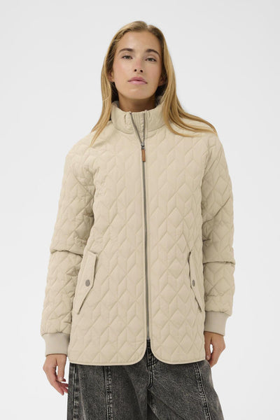 KAleila Quilt Jacket Feather Gray - 151305 - 10511122 Thumbnail
