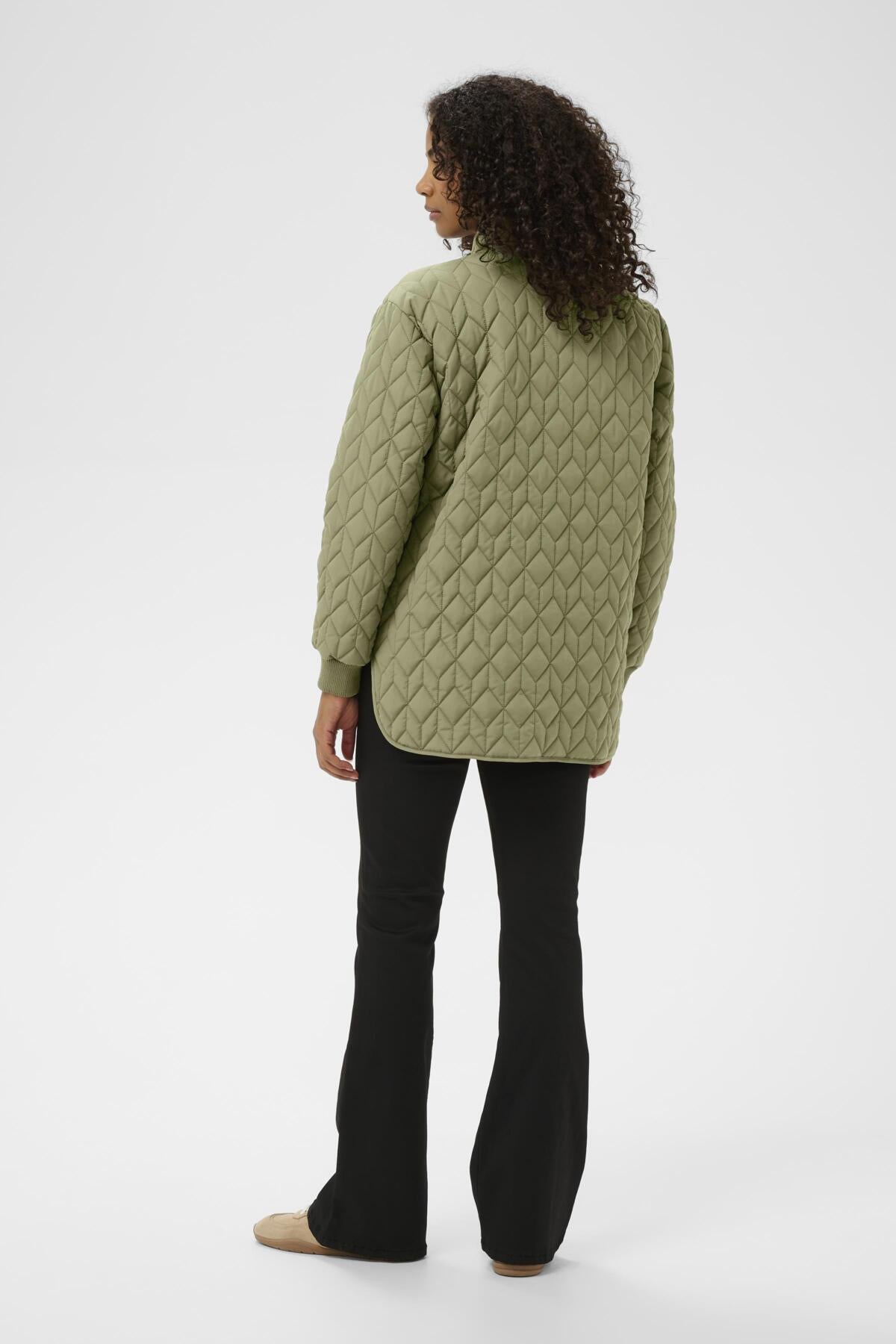 KAleila Quilt Jacket Dusky Green - 170517 - 10511122