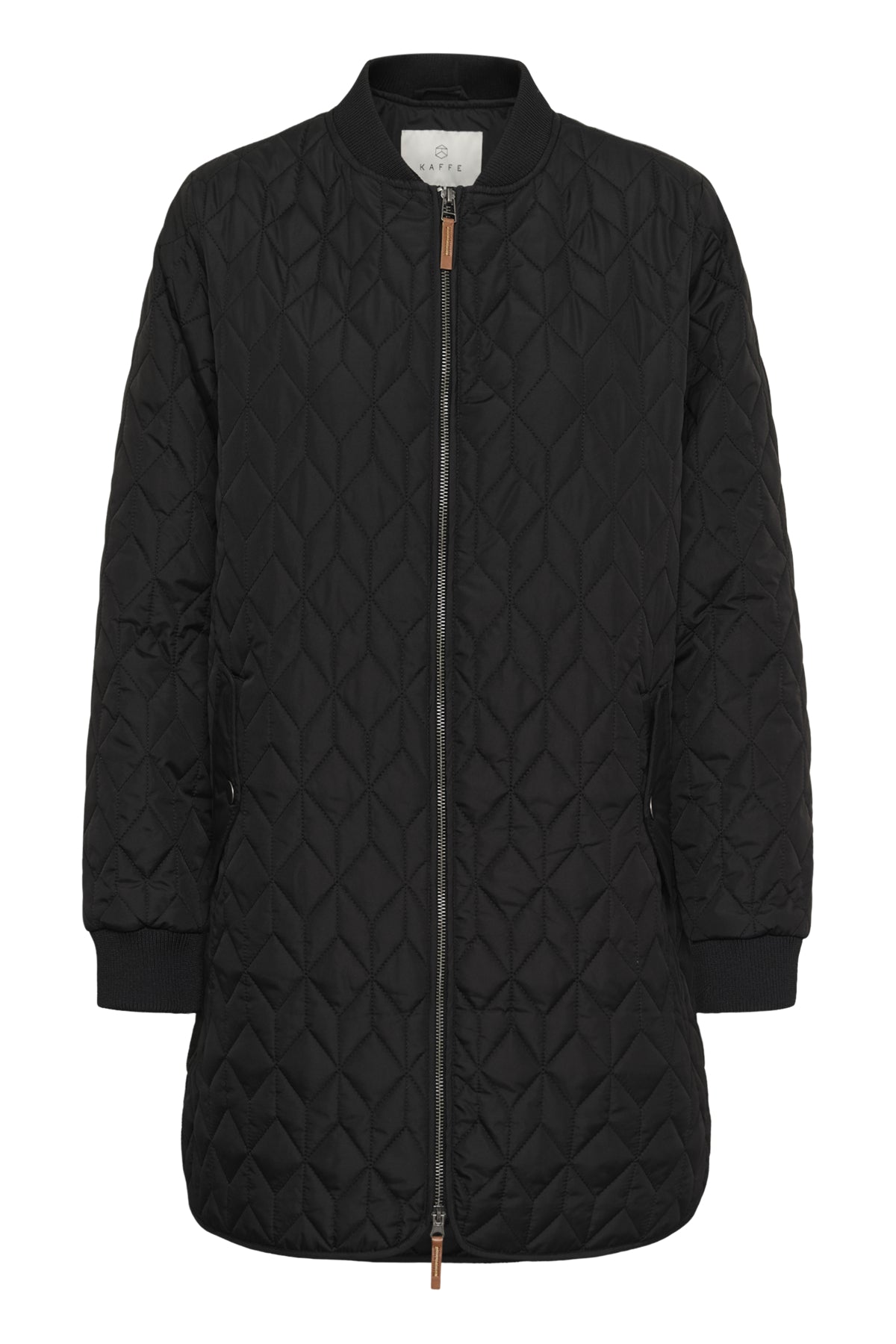 KAlelia Long Quilt Jacket Black Deep - 100121 - 10511125