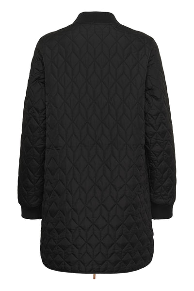 KAlelia Long Quilt Jacket Black Deep - 100121 - 10511125 Thumbnail