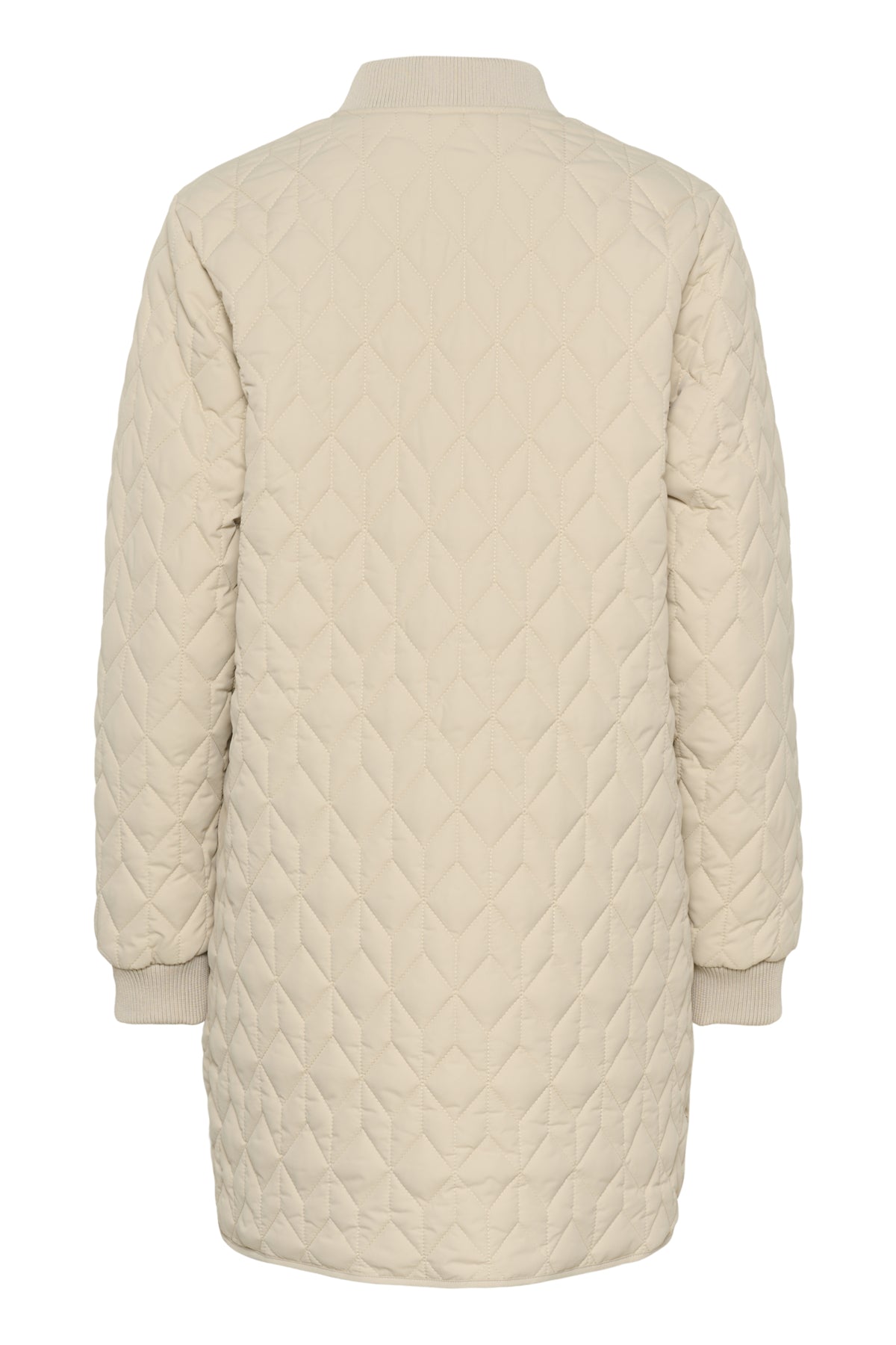 KAlelia Long Quilt Jacket Feather Gray - 151305 - 10511125