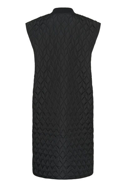 KAlelia Quilt Waist Coat Black Deep - 100121 - 10511127 Thumbnail