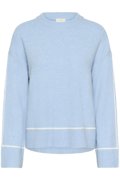 KAjinie Knit Pullover Powder Blue Melange - 1442141 - 10511129 Thumbnail