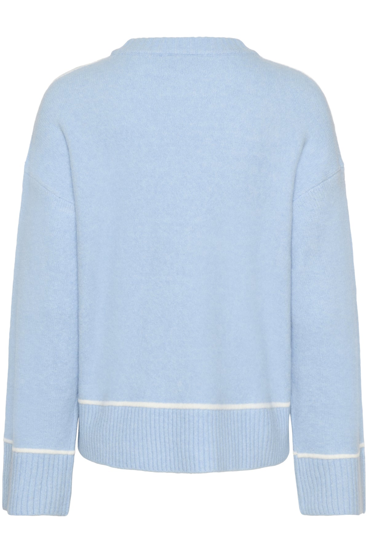 KAjinie Knit Pullover Powder Blue Melange - 1442141 - 10511129