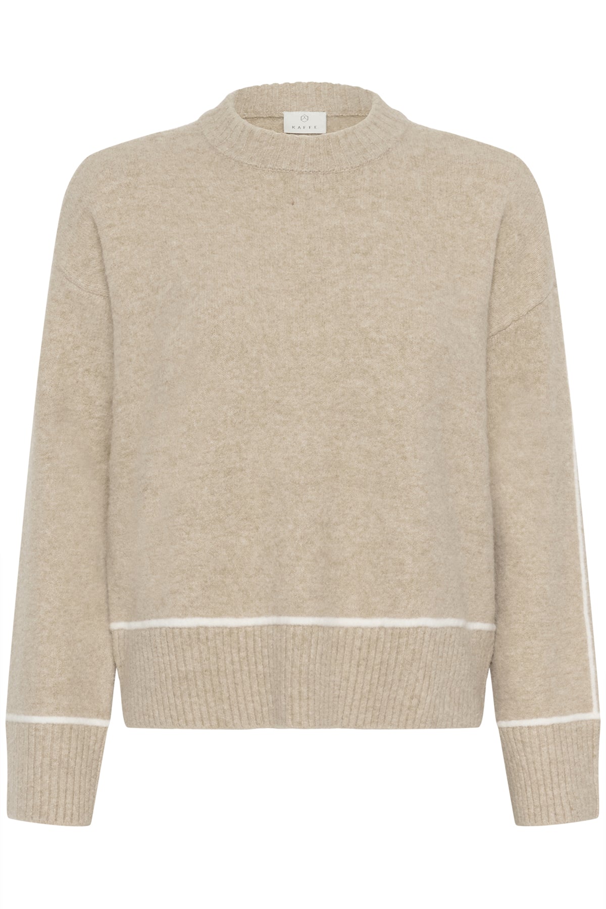 KAjinie Knit Pullover Feather Gray Melange - 1513051 - 10511129