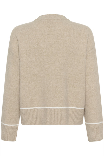 KAjinie Knit Pullover Feather Gray Melange - 1513051 - 10511129 Thumbnail